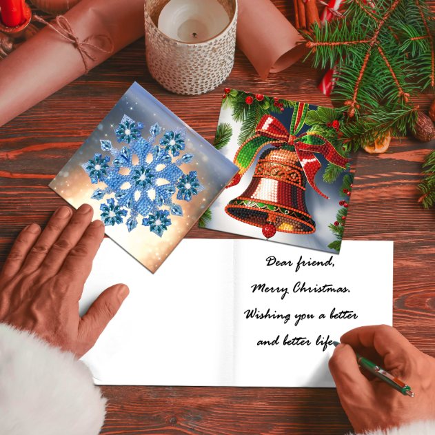 12 Kerstkaarten - Kerstmagie set - Image 3
