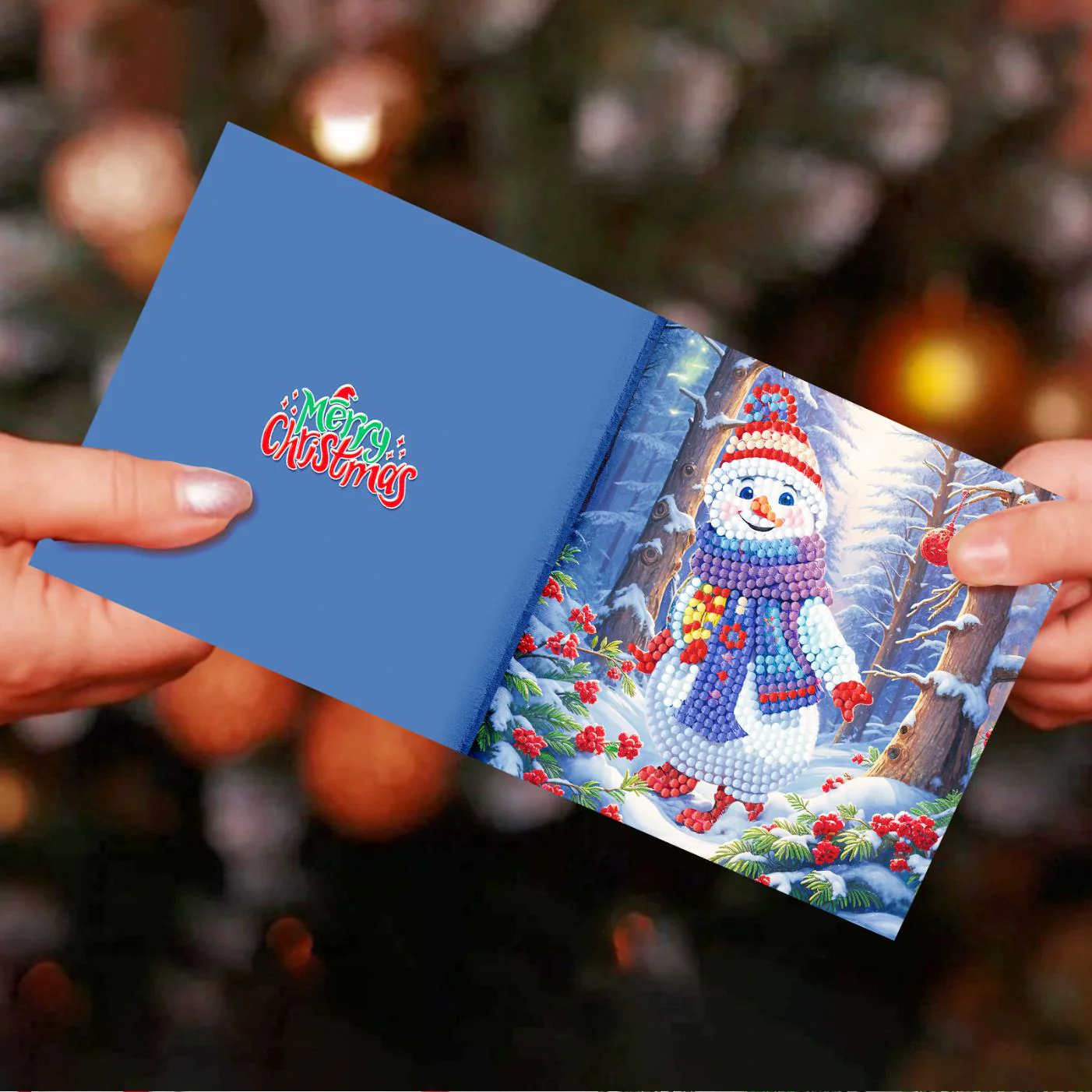 12 Kerstkaarten - Kerstman & Diertjes set - Image 5