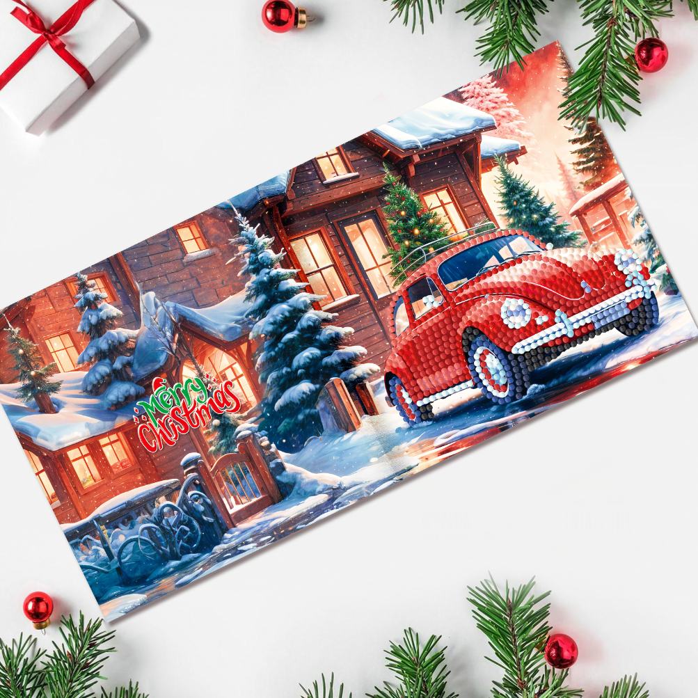 12 Kerstkaarten - Kerstman & Diertjes set - Image 9