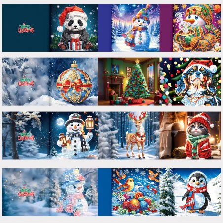 12 Kerstkaarten - Magische Kerst set - Image 10