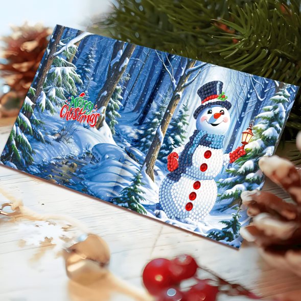 12 Kerstkaarten - Wintervrienden set - Image 5