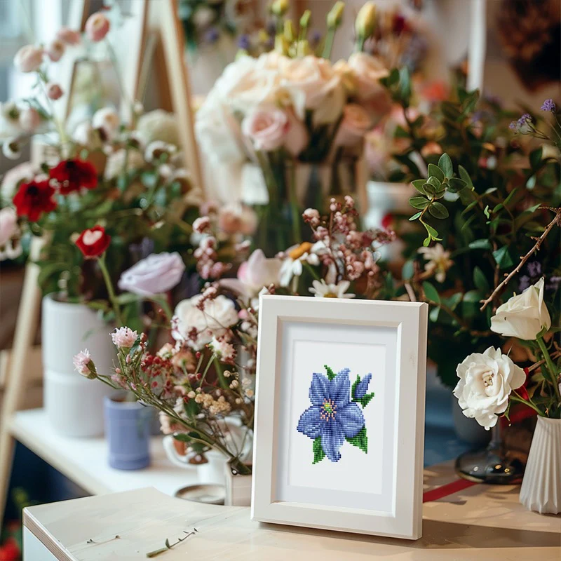 12 Mini Diamond Paintings - Bloemenset 2.0 - Image 12