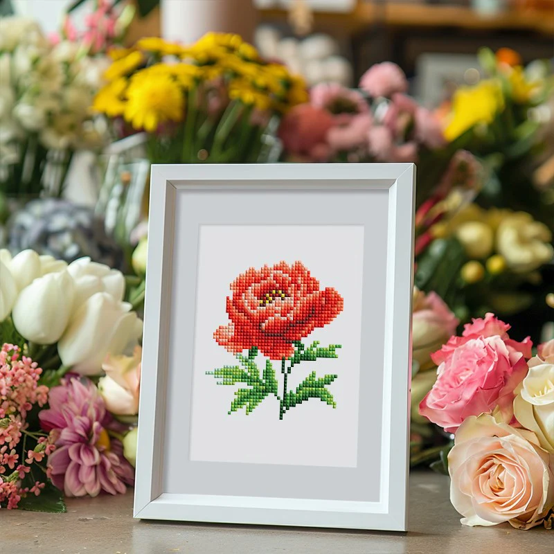 12 Mini Diamond Paintings - Bloemenset 2.0 - Image 13