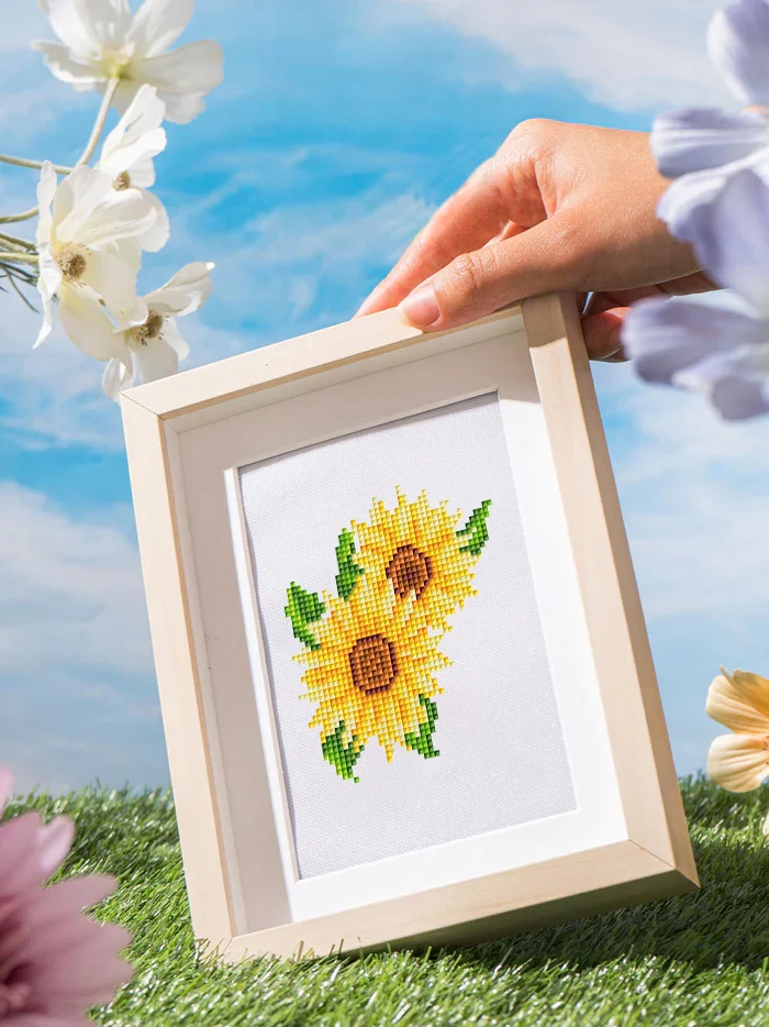 12 Mini Diamond Paintings - Bloemenset - Image 7