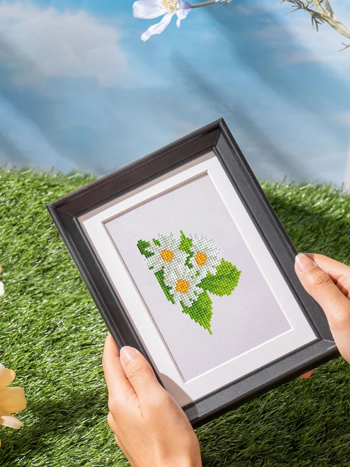 12 Mini Diamond Paintings - Bloemenset - Image 8