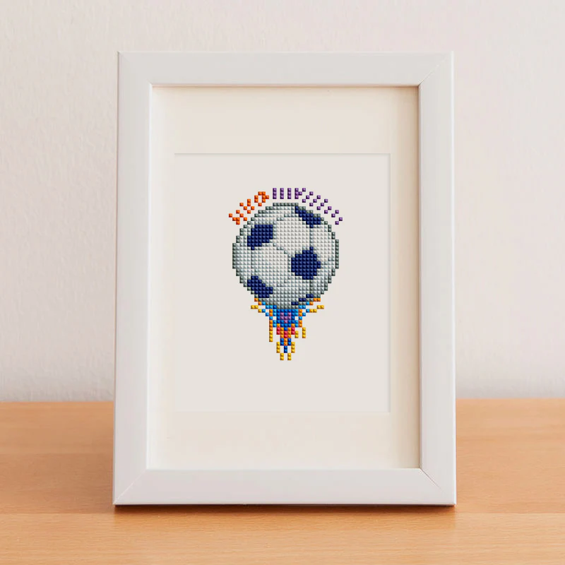 12 Mini Diamond Paintings - EK Voetbal set - Image 8