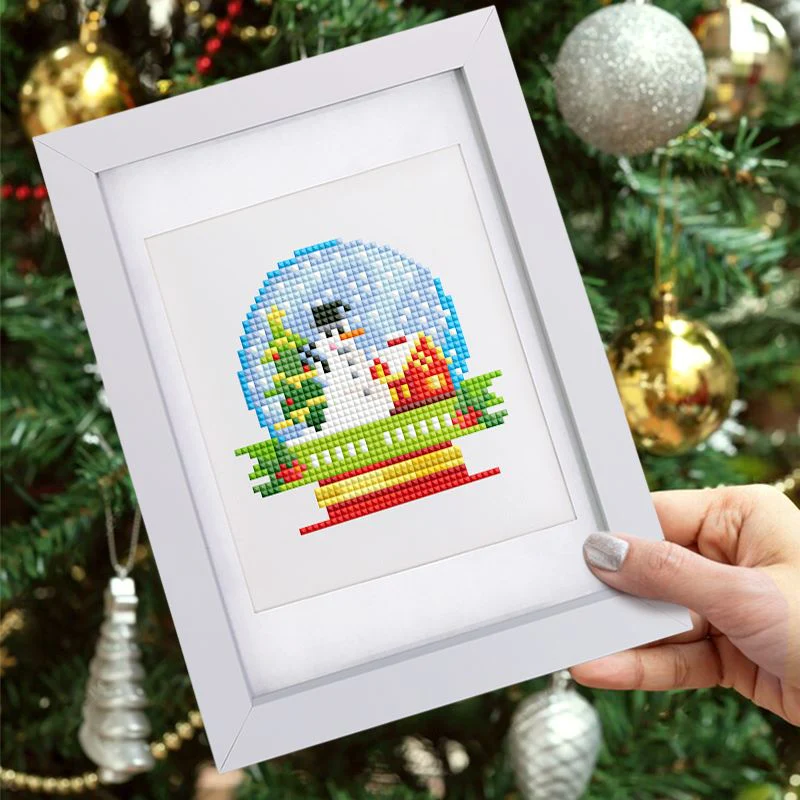12 Mini Diamond Paintings - Kerst set - Image 5