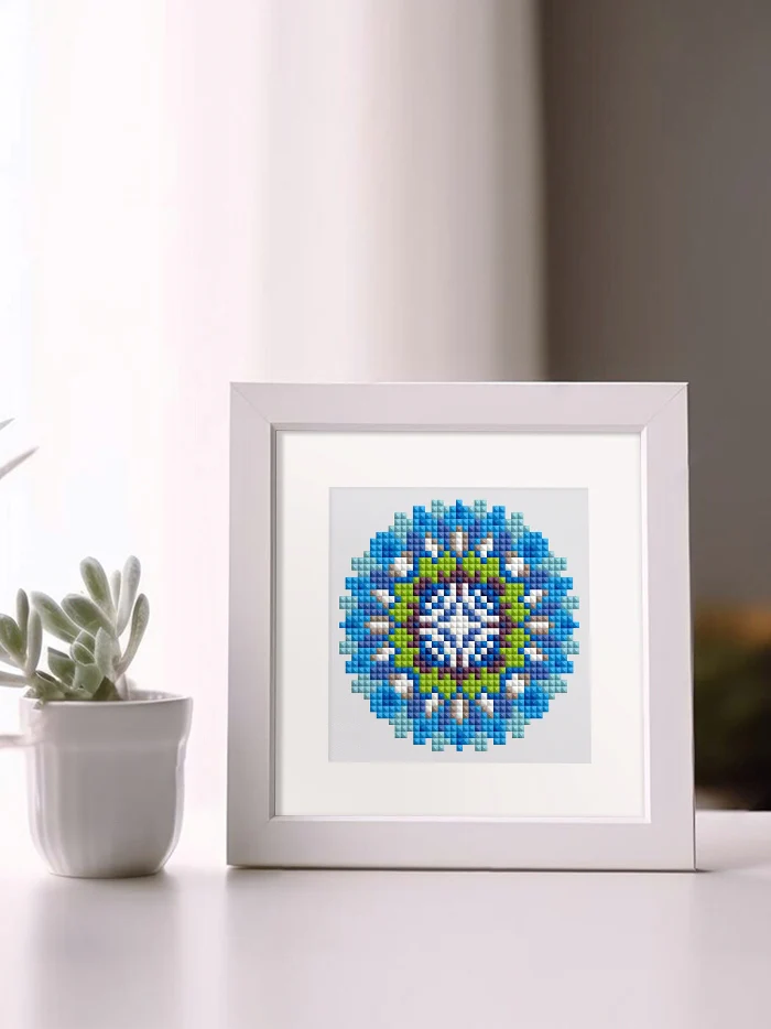12 Mini Diamond Paintings - Mandala set - Image 6