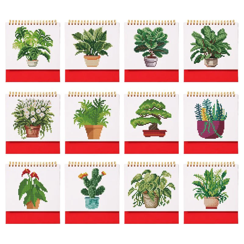 2026 Diamond Painting Bureaukalender - Planten Editie - Image 9