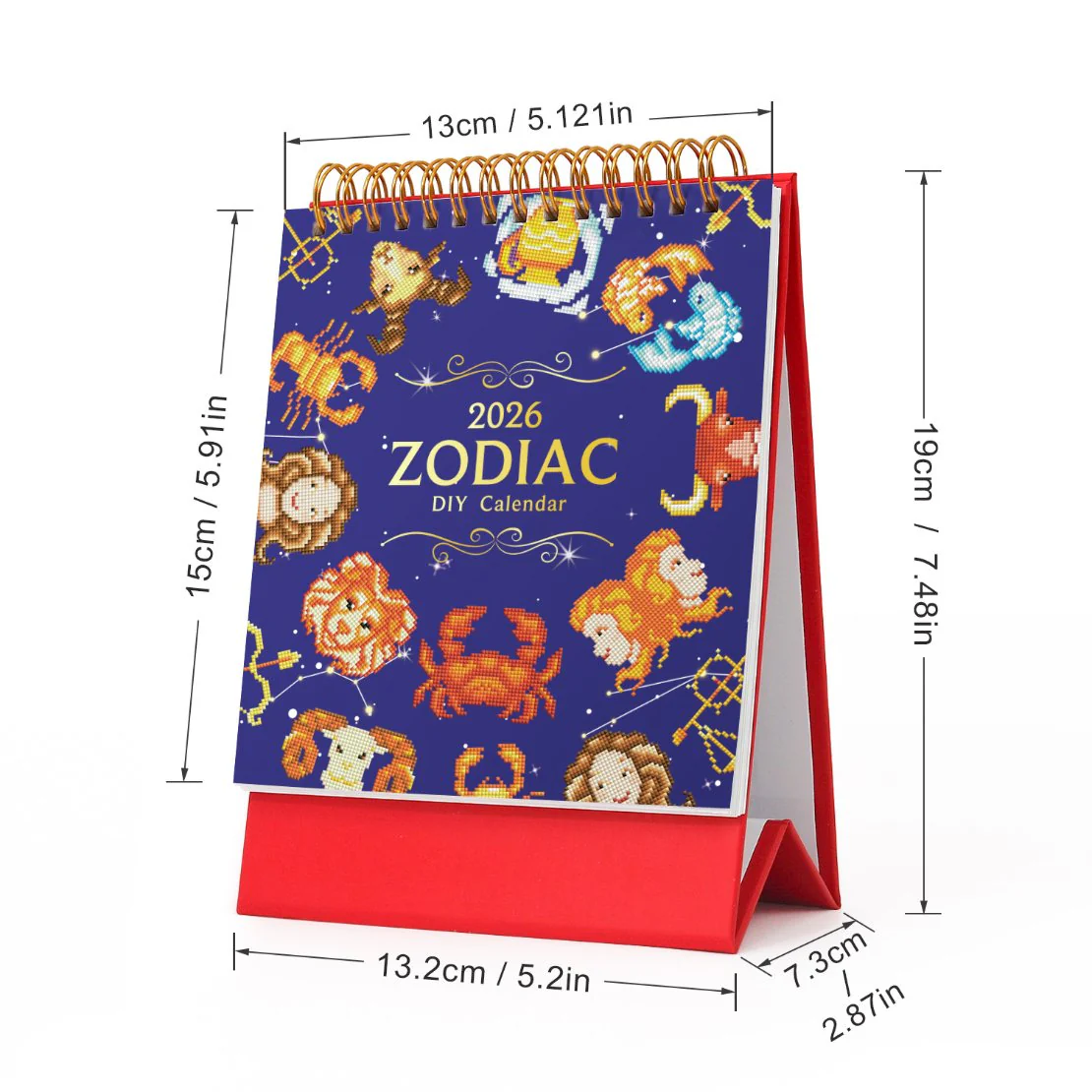 2026 Diamond Painting Bureaukalender – Sterrenbeelden Editie - Image 3