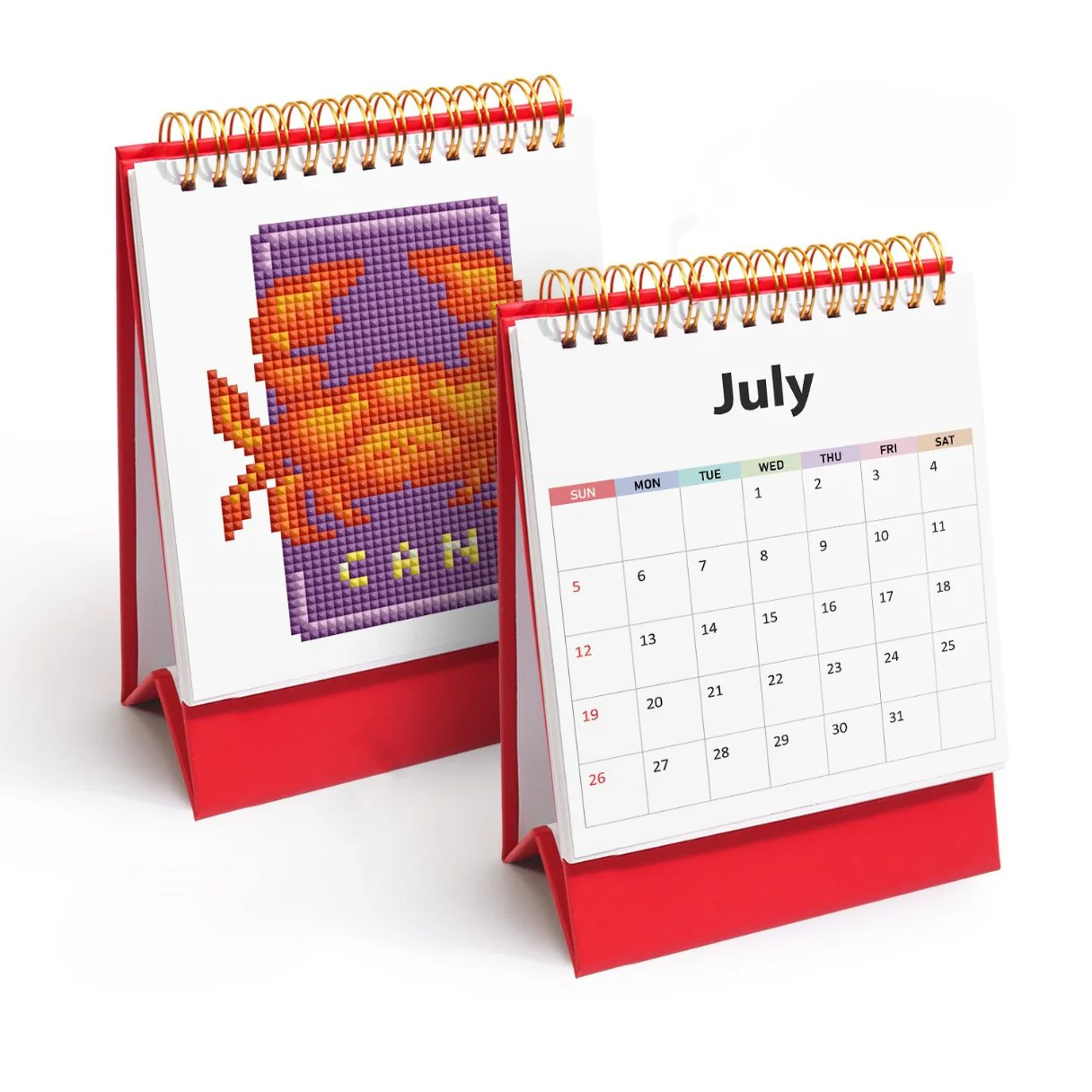 2026 Diamond Painting Bureaukalender – Sterrenbeelden Editie - Image 4