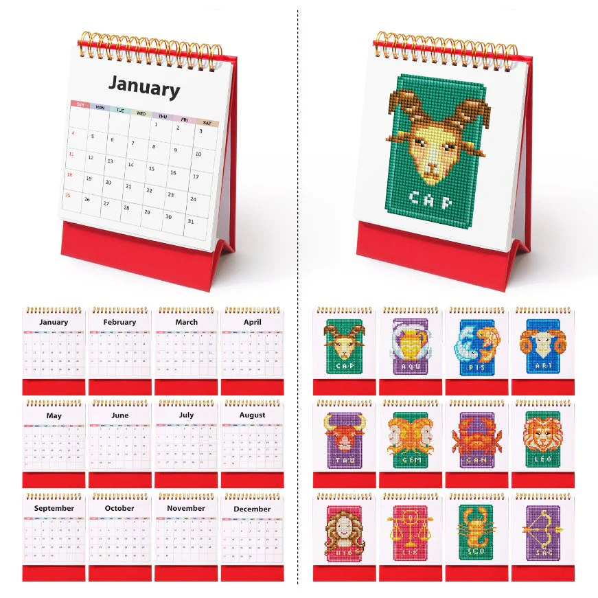 2026 Diamond Painting Bureaukalender – Sterrenbeelden Editie - Image 7