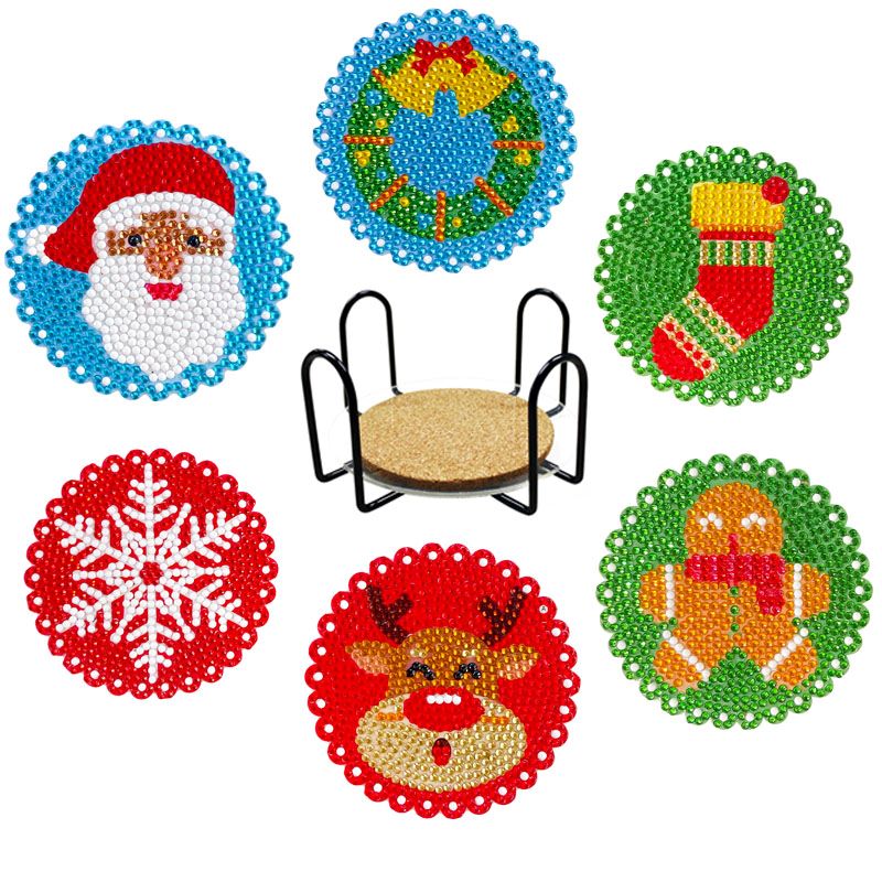 6 Kerst Onderzetters | 4 Soorten - Image 2