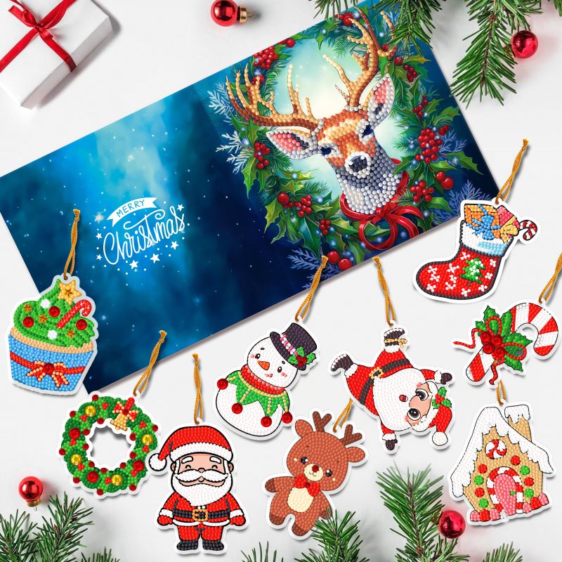 8 Kerstkaarten + 12 Hangers - Image 12