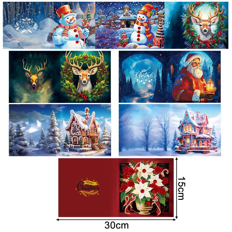 8 Kerstkaarten + 12 Hangers - Image 3