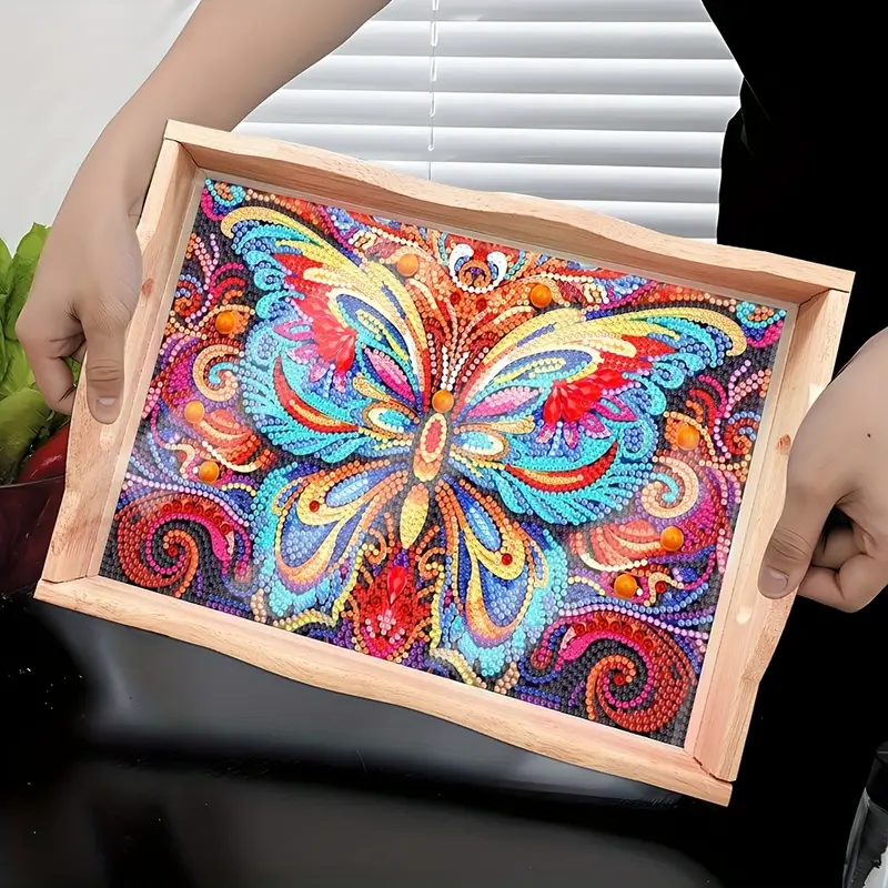 Diamond Painting Dienblad - Vlinder - Image 3