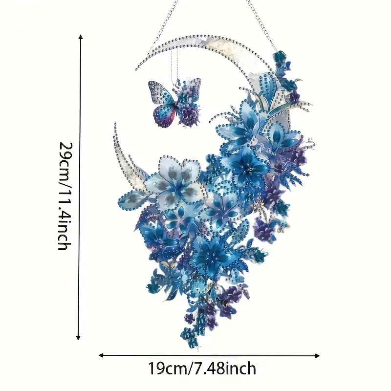 Diamond Painting Dromenvanger – Vlinder & Bloemen - Image 3