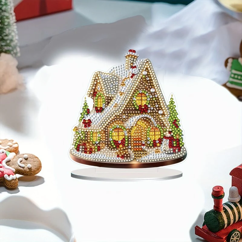 Diamond Painting Ornament - Kersthuis - Image 5