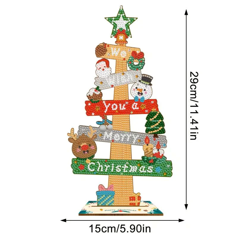 Diamond Painting Ornament - Merry Christmas - Image 3
