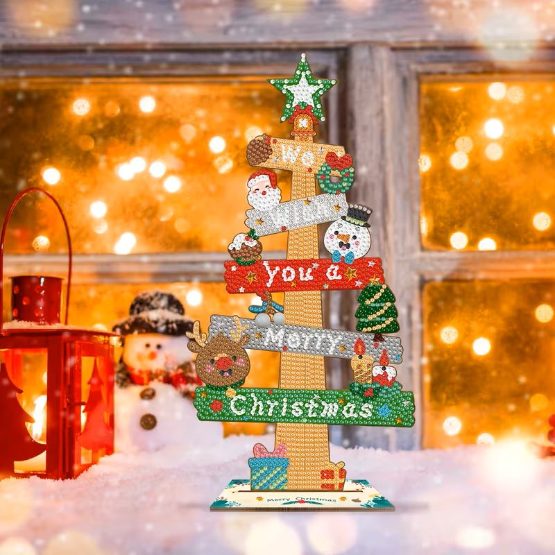 Diamond Painting Ornament - Merry Christmas - Image 5