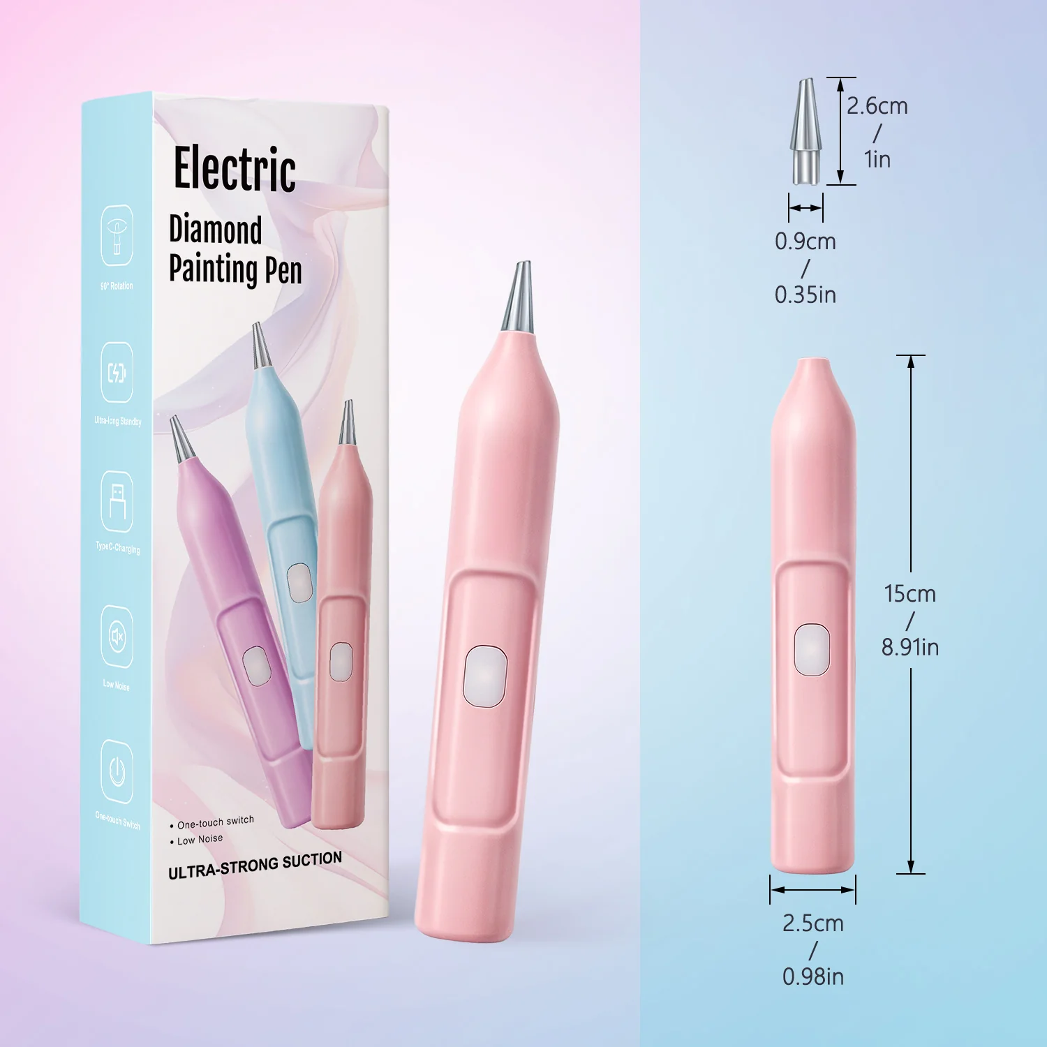 Elektrische Diamond Painting Pen - 6 Kleuren - Image 7