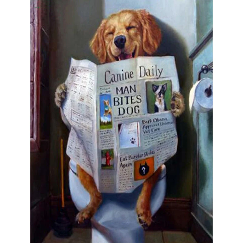 Hond Leest Krant