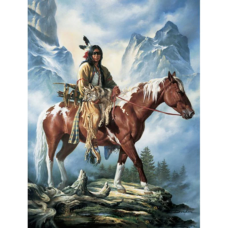 Indiaan - Paard