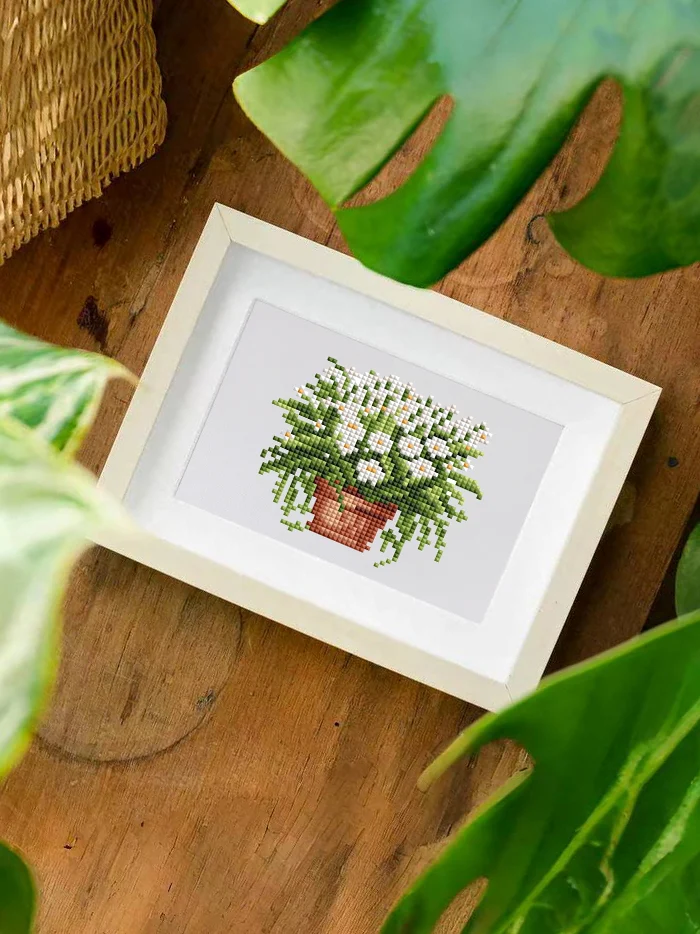 12 Mini Diamond Paintings - Kamerplanten set 2.0 - Image 7