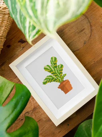 12 Mini Diamond Paintings - Kamerplanten set - Image 8