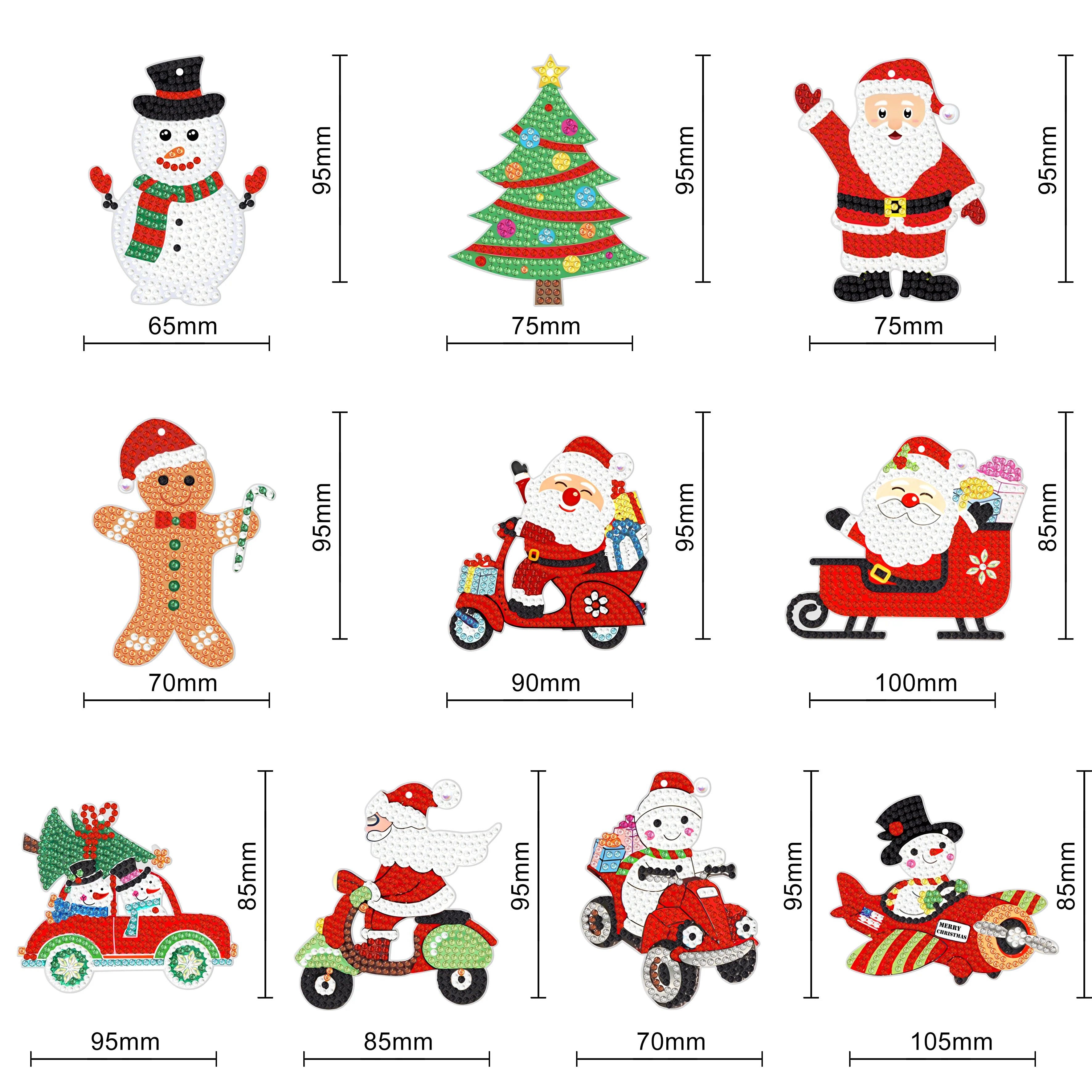 Kerst Hangers 10 Stuks - Image 3
