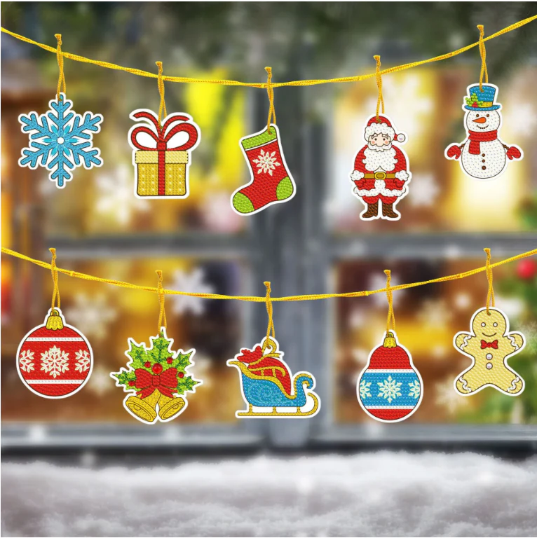 Kerst Hangers 10 Stuks
