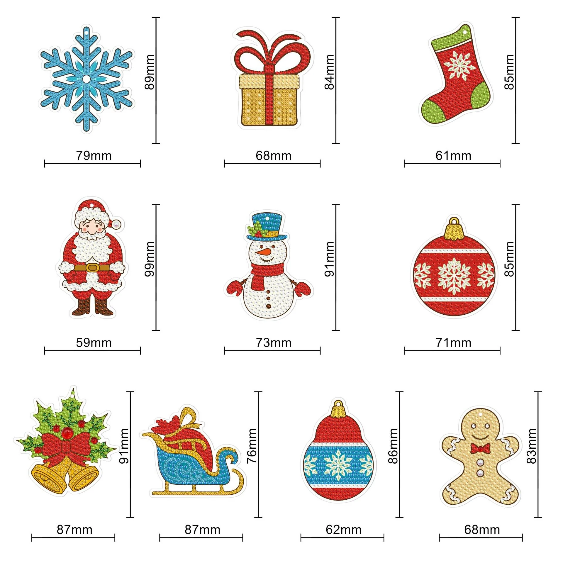 Kerst Hangers 10 Stuks - Image 4