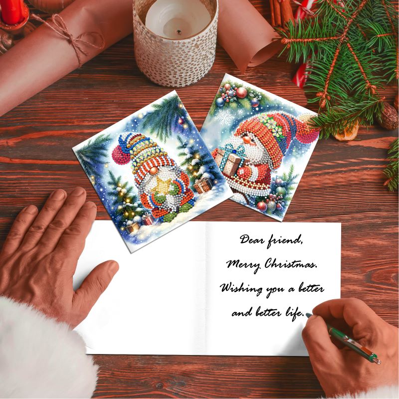 Kerstkaarten - Kerstkabouters | 12 Stuks - Image 3