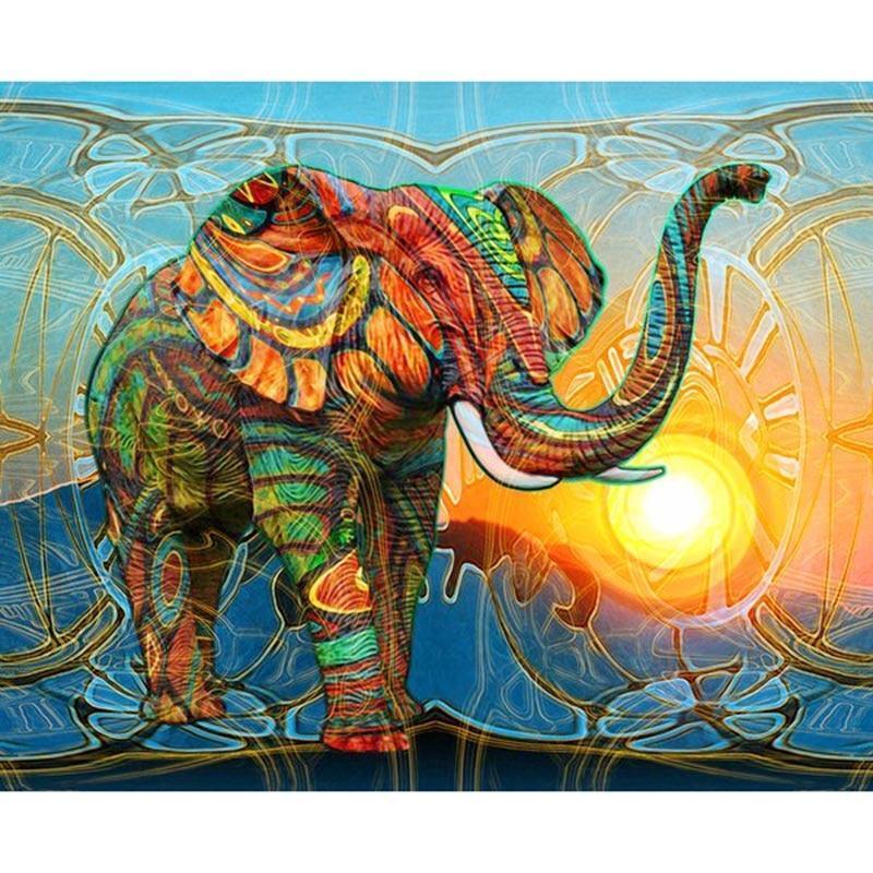 Kleurvolle Olifant