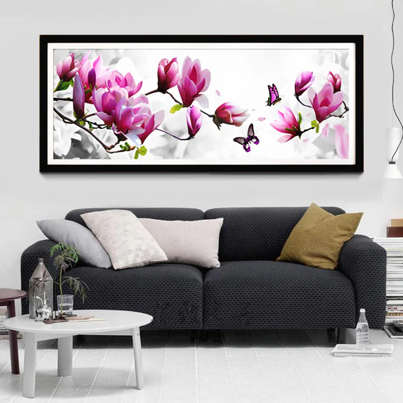 Magnolia en Vlinders | Groot Formaat - Image 2