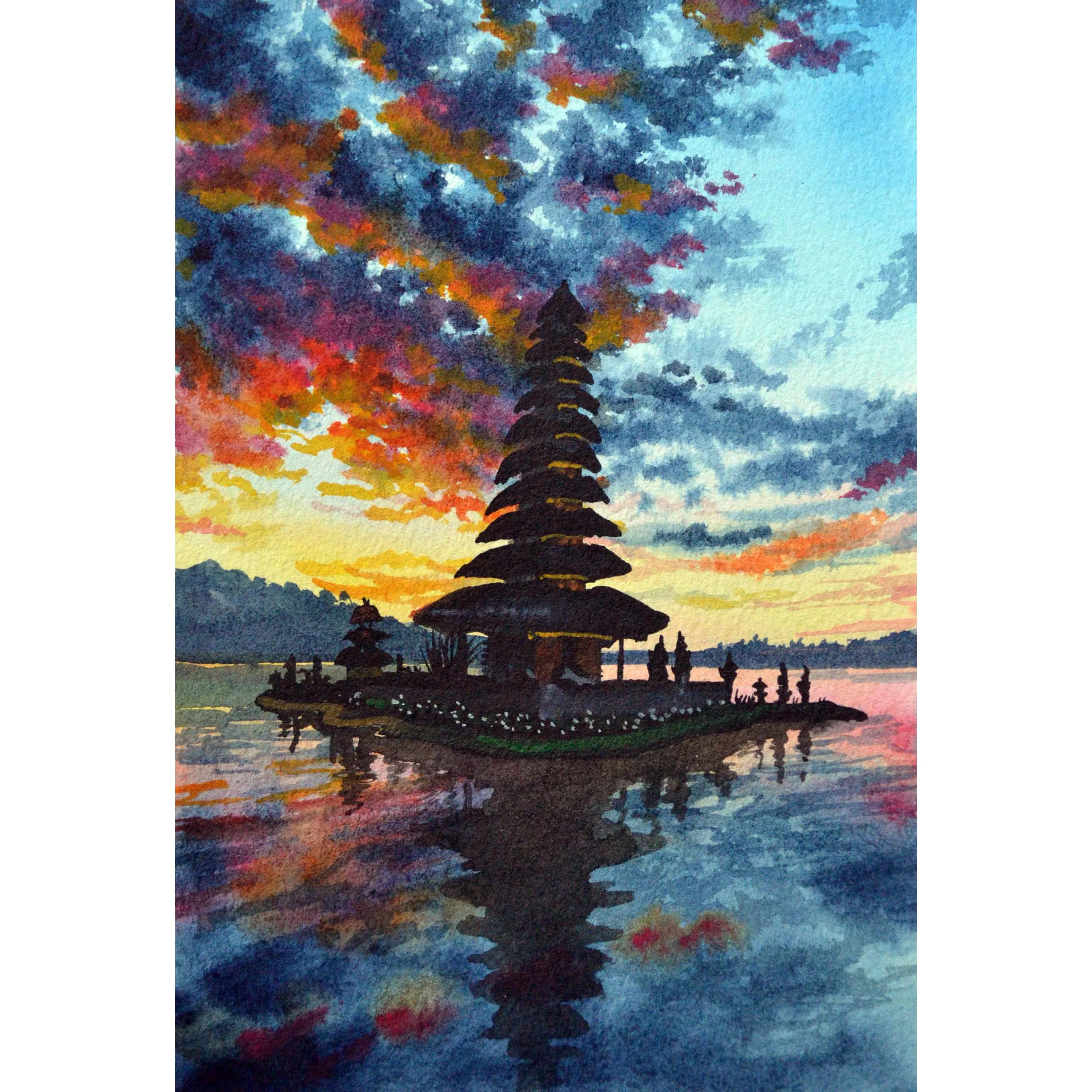 Tempel In Eiland