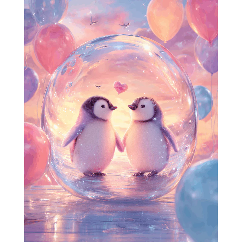 Verliefde pinguïns