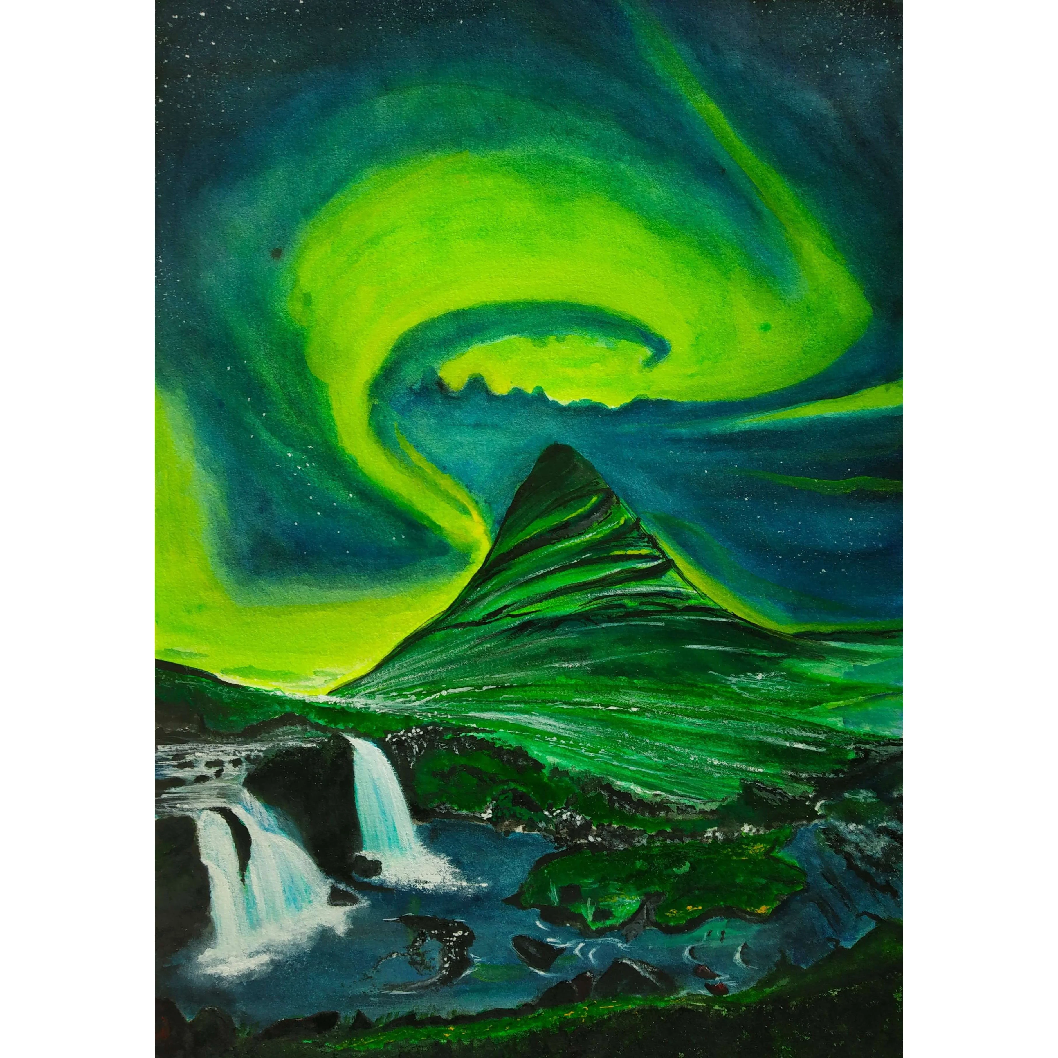 Waterval Bij Noorderlicht